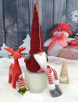 Image de Figurines de nains SASKA 23 cm - Figurines de nains de Noël - Figurines de décoration de Noël - Décorations de Noël - Décorations de Noël - Décorations de Noël - Décorations de Noël