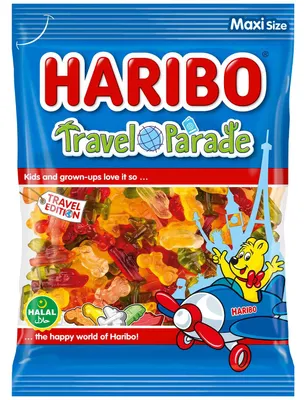 Produktbild von Haribo Travel Parade Travel Edition halal 450g