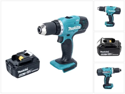 Produktbild von Makita DDF 453 G1 Akku Bohrschrauber 18 V 42 Nm + 1x Akku 6,0 Ah - ohne Ladegerät
