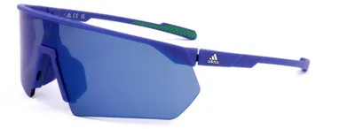 Produktbild von Adidas Sport SP0076 F/S 91Q Matte blue 0/0/125 Damen Sonnenbrillen