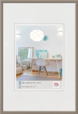 Obrázok produktu pre Walther Design KV045D, Rámček na jeden obrázok, Plast, Oceľ, Múr, 20 x 30 cm, Obdĺžnikový