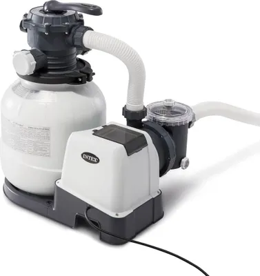 Produktbild von INTEX Krystal Clear Sandfilterpumpe 26646GS 7,9 m³/h