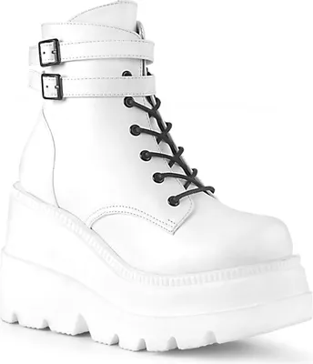 Produktbild von SHAKER-52 Damen Booties von DemoniaCult, Weiß  , EU 35, US 5