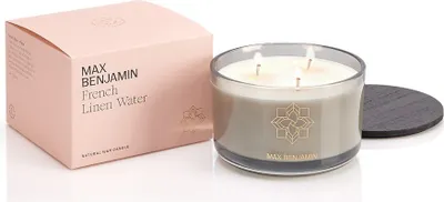 Produktbild von Max Benjamin 3-Docht-Duftkerze Frensch Linen Water 560g