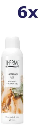 Produktbild von 6x Therme Shower Foaming 200 ml Hammam