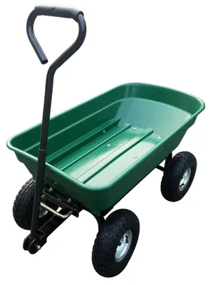 Image de Herzberg HG-8028-75 : Chariot à benne basculante pour brouette de 75 L