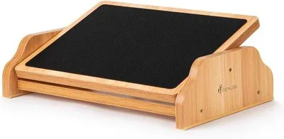 Obrázek produktu pro Dřevěná opěrka nohou pod stůl, protiskluzová
