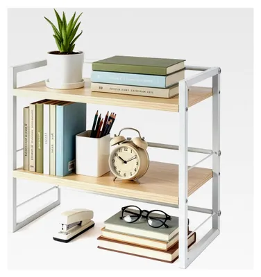 Produktbild von Holz Schreibtischregal Organizer für Büro und Kommode