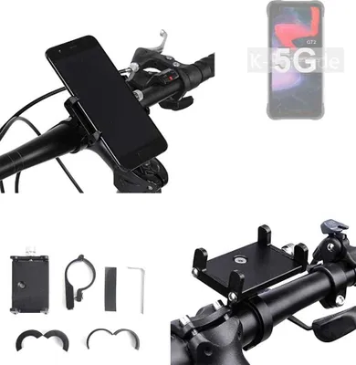 Produktbild von K-S-Trade Handyhalterung für das Fahrrad kompatibel mit UMIDIGI Bison GT2 5G Halter Lenkstange Fahrradhalterung Motorrad Bike Mount Befestigung