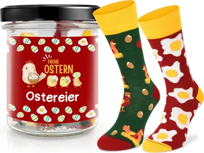 Produktbild von SKIETY - Socken Uni Damen Herren Ostereier - 39-42