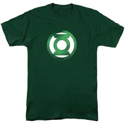 Obrázek produktu pro Tričko Green Lantern – uni, pro muže/ženy, s logem TV40625 (velikost M), tmavě zelené
