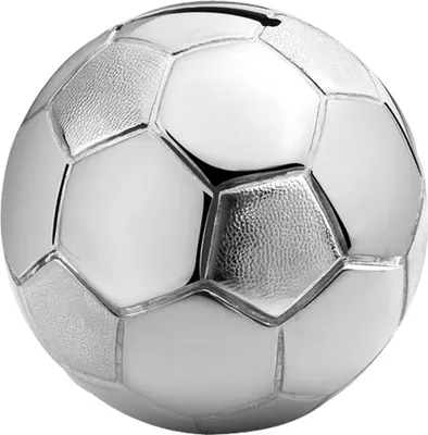Image de Zilverstad Tirelire Football argenté terni. A6007260
