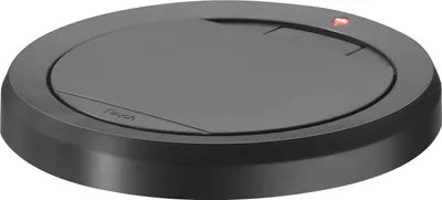 Produktbild von Hailo Deckel Touch mit Klemmring in schwarz für BigBin Touch/XL