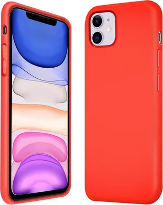 Obrázek produktu pro Pouzdro Apple iPhone 11 ochranný kryt mobilního telefonu silikonové gelové pouzdro na mobilní telefon, červené