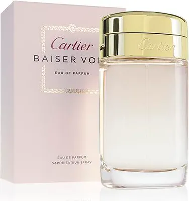 Zdjęcie produktu dla Cartier Baiser Volé, Kobiety, 100 ml, Butelka jednorazowa, Spray, ALCOHOL, PARFUM (FRAGRANCE), AQUA (WATER), BENZYL SALICYLATE, BUTYL METHOXYDIBENZOYLMETHANE,..., 1 szt.