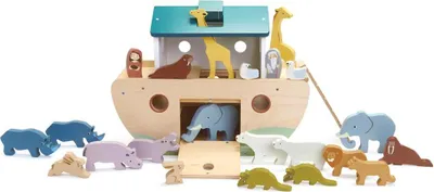 Obrázok produktu pre Tender Leaf Toys Noah's Wooden Ark, 3 rok / roky, Viacfarebný, Drevo