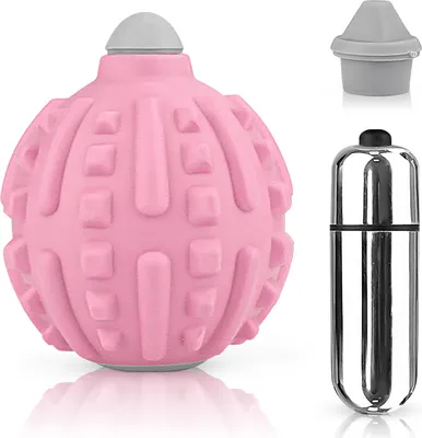 Produktbild von Vibrationsmassageball – Hochintensive Schmerzlinderung – Physiotherapie – Tragbares Tiefengewebsmassagegerät – Faszienball