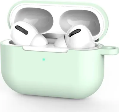 Produktbild von Schutzhülle mit Ösen für AirPod Pro der 1. / 2. Genration matchgrün