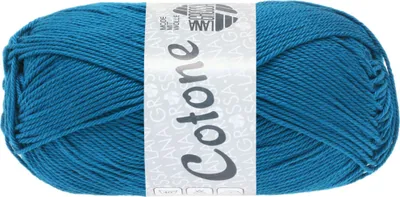 Produktbild von Lana Grossa Cotone 091 Petrolblau 50g