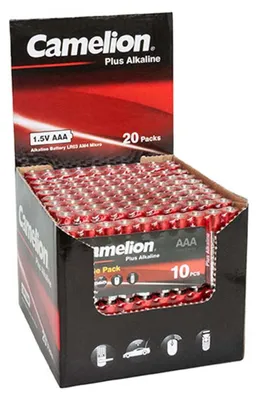 Produktbild von 10x Camelion Plus Alkaline Mikro Batterien - AAA R3 / R03 1,5V