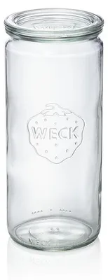 Produktbild von 36x Weck Glas Zylinderglas mit Deckel Cylinder shape 1,04 l