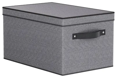 Produktbild von Omgoods – Aufbewahrungsboxen mit Deckel und Griffen für Ordnung