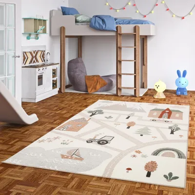 Produktbild von Kinder Teppich Softstar Kids Little City, Größe:140x200 cm