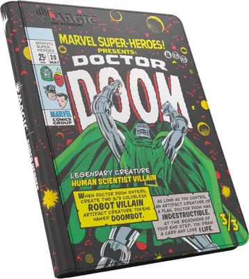 Immagine prodotto di Album con cerniera MTG da 18 tasche Doctor Doom 360 Carte