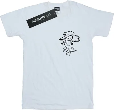 Produktbild von Janis Joplin - T-Shirt für Herren BI44381 (3XL) (Weiß)