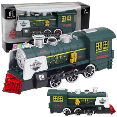 Produktbild von Klassische Lokomotive Hindernissensor Rauchlichter Geräusche Grün