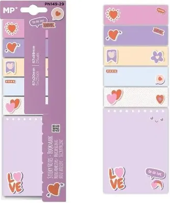 Image de Notes autocollantes sur l'amour 6x25pcs
