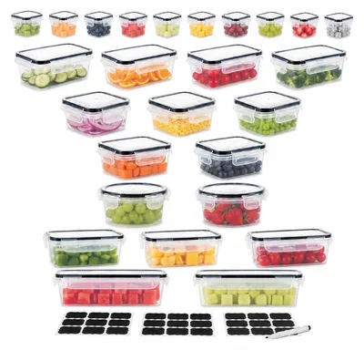 Meal-Prep-Set, 52-teilig, BPA-frei, luftdicht, wiederverwendbar