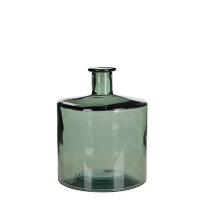 Produktbild von Glasflasche Mica Decorations Guan H 26 cm Ø 21 cm grau