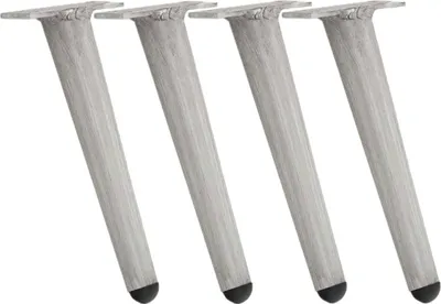 Immagine prodotto di set di 4 pezzi di gambe per mobili - gambe per tavoli - design antiruggine e resistente alle intemperie