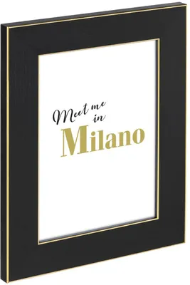 Immagine prodotto di Cornice per foto Hama Milano 13x18 cm nera - effetto legno