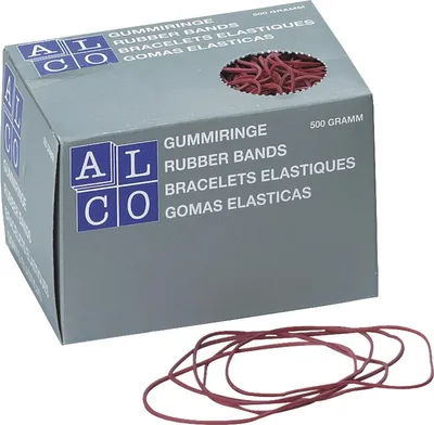Produktbild von Gummiringe 65mm 500g rot Packung mit 20 Stück