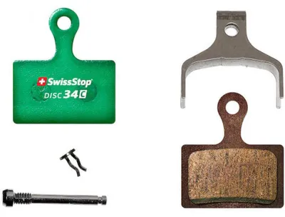 Produktbild von Bremsbeläge Disc 34 C - SwissStop 34 Grün - starke Bremsleistung bei jedem We...