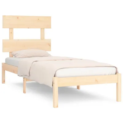Produktbild von vidaXL Massivholzbett 75x190 cm