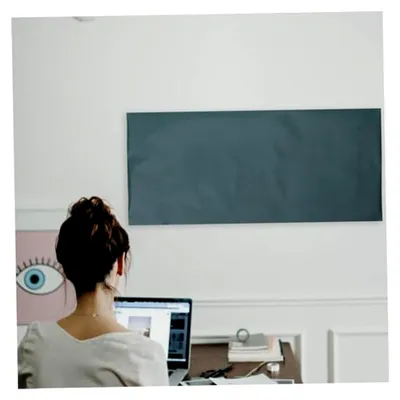 Produktbild von Abwischbare Whiteboard-Folien aus PVC, selbstklebend, 2 Stück, dicke Zeichenplatte für Zuhause und Kinderzimmer