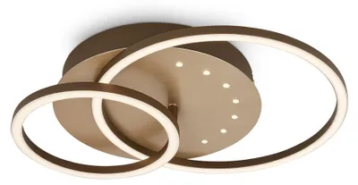 Image de Luminaire à LED avec LED dots,brun-or,LED/26W