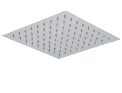 Produktbild von 8-Zoll-Quadrat-Badezimmer-Duschkopf aus Edelstahl, verchromt, Regenduschkopf