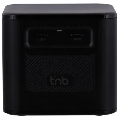 Obrázok produktu pre T'nB - Nabíjacia stanica s 8 nabíjacími portami, technológia PD 3.1, 380 W, 6 portov USB-C a 2 porty USB-A, kompaktné rozmery, čierna farba