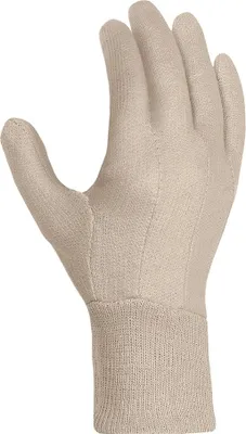 Imagen del producto de Guante de punto de algodón teXXor, grosor medio, color blanco natural, talla 10