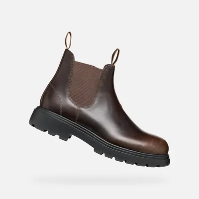 Zdjęcie produktu dla Buty męskie Geox, model Spherica EC7 B, kolor ciemnobrązowy, botki do kostki, rozmiar 41