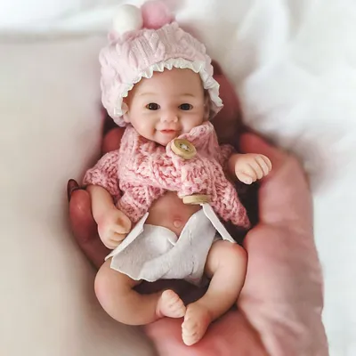Obrázok produktu pre Bábika bábika 15 cm, silikón, 0.2 kg, mäkká, pre deti