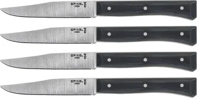 Produktbild von Opinel Tischmesserset Facette 4-teilig Schiefer
