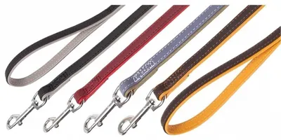 Produktbild von Karlie Vintage Trend Leine - Dunkelrot/Rot - 100cm / 18mm