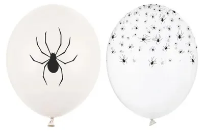 Obrázek produktu pro Balónky "Pavouci", 30 cm, 50 kusů - PartyDeco