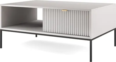 Produktbild von Furniture24 Couchtisch Nova L104 Sofatisch mit Schublade Grau
