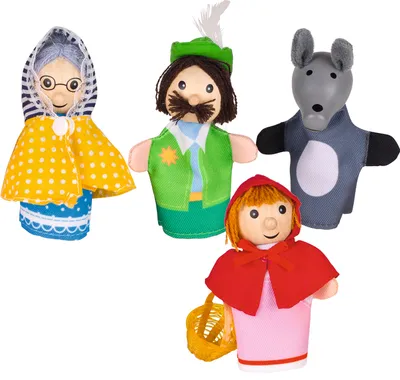 Obrázok produktu pre Goki Red Riding Hood, mauka na prst, Rozprvka, 3 rok / roky